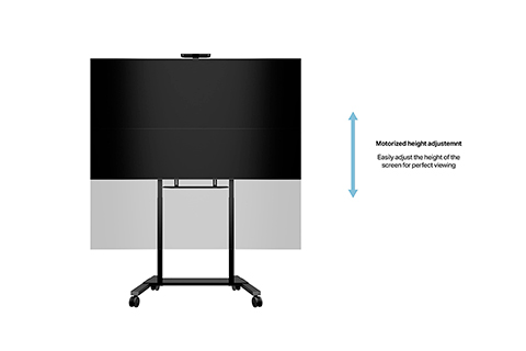Multibrackets M Motorized floorstand movable monitor trolley