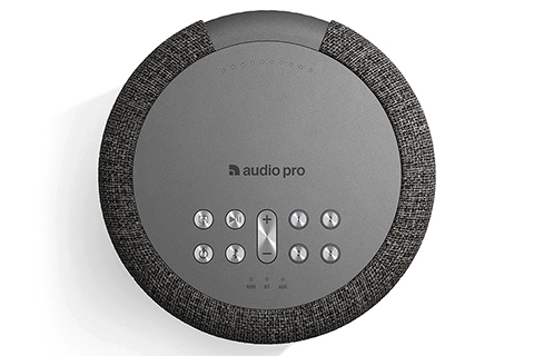 Audio Pro A10 MK II Multiroom Speaker - Dark Grey - Top