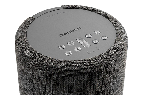 Audio Pro A10 MK II Multiroom Speaker - Dark Grey - Top