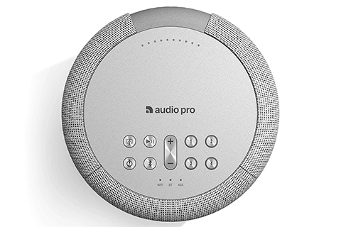 Audio Pro A10 MK II Multiroom Speaker - Light grey - Top