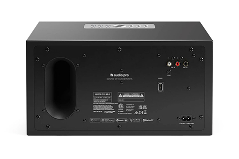 Audio Pro C10 MKII Multiroom Speaker - Black - Back