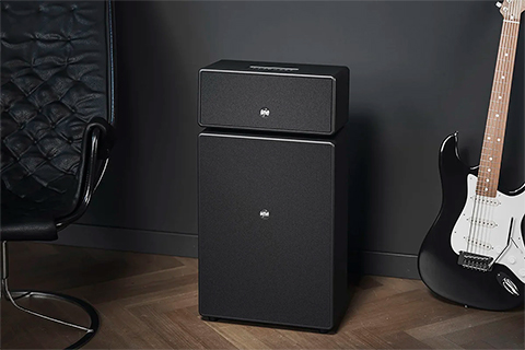 Audio Pro Drumfire II Mutliroom Speaker - Black - Lifestyle