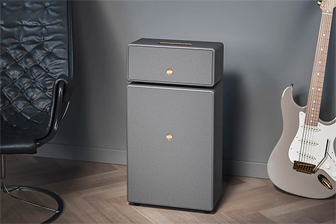 Audio Pro Drumfire II Mutliroom Speaker - Black - Lifestyle