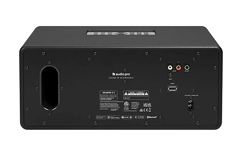 Audio Pro Drumfire D-2 Multiroom Speaker - Black - Back