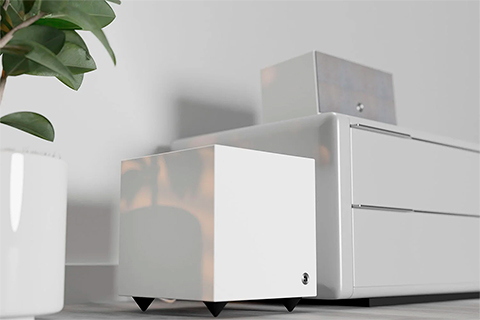 Audio Pro SW5 Subwoofer - White - Lifestyle