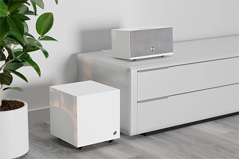 Audio Pro SW5 Subwoofer - White - Lifestyle