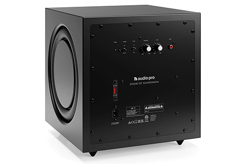 Audio Pro SW-10 Subwoofer - Black - Back