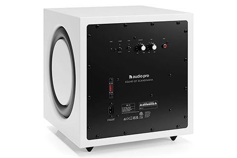 Audio Pro SW-10 Subwoofer - White - Back
