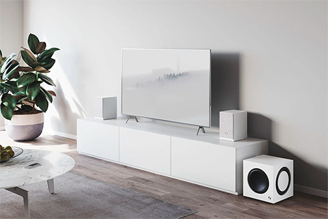 Audio Pro SW-10 Subwoofer - White - Lifestyle