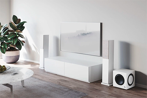 Audio Pro SW-10 Subwoofer - White - Lifestyle