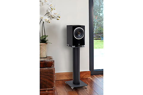 Fyne Audio F-500SP Compact Speakers - Black - Lifestyle