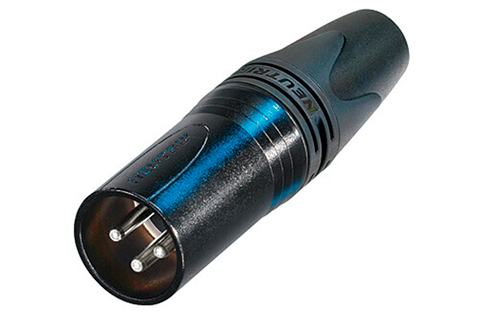 Neutrik 3 Pole XLR Male - RCA / Phono Socket