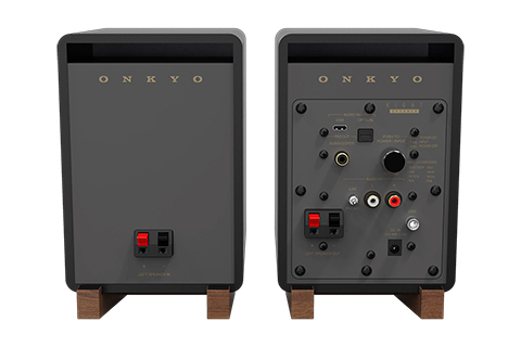 Onkyo GX-10DB Bluetooth Speakers - Black - Back