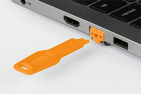 SFP Port Locks - Orange