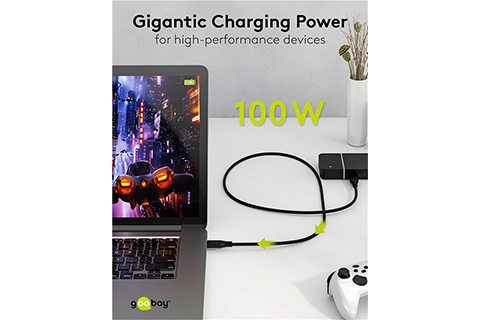 USB-C Cable USB4, 20 Gbps, 100W