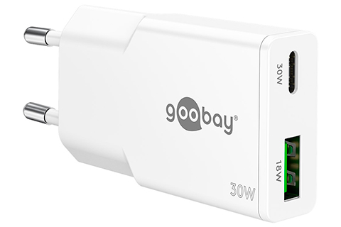 USB-C Charger 30W PD - White