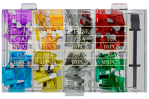 Car Blade Fuse Assortment, 81  pcs.