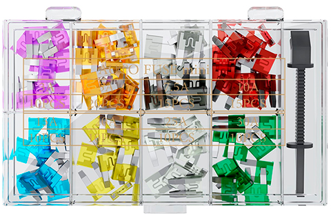 Car Blade Fuse Assortment, 101 pcs.