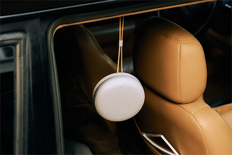 B&O Beosound A1 3rd Gen speaker - Natural Aluminium - Lifestyle