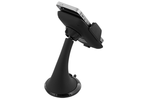 Smartphone adjustable mount with suction cup
