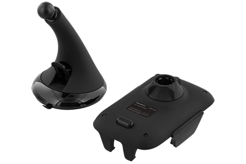 Smartphone adjustable mount with suction cup