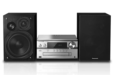 Panasonic SC-PMX92EG, micro stereo system, CD,BT,FM/DAB+ radio - Silver