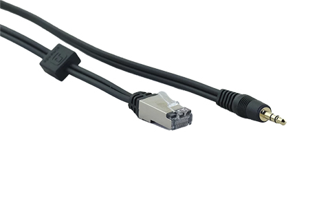Almando RJ45 to 3,5mm Jack - Black