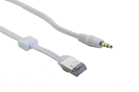 Almando RJ45 to 3,5mm Jack - White