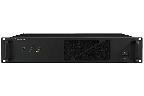 Monacor PA-1480 compact stereo amplifier - Front
