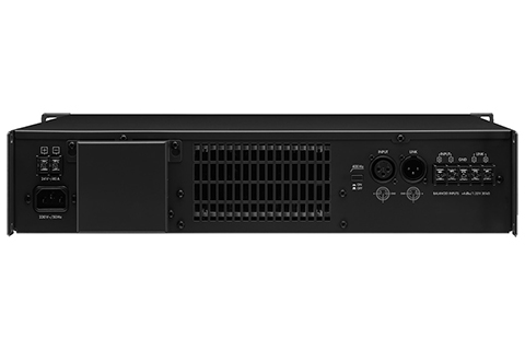 Monacor PA-1480 compact stereo amplifier - Back