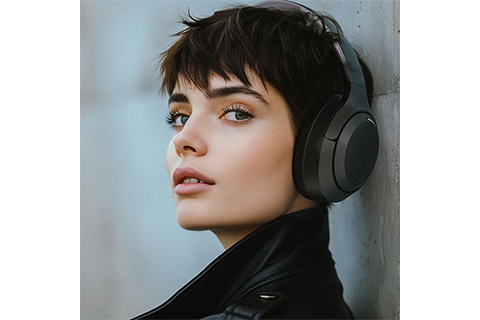 Happy Plugs Play Lite Wireless Headphones Over-Ear - Lifestyle