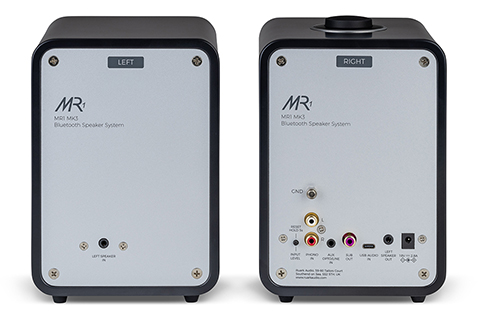 Ruark Audio MR1 MK3 active Bluetooth speakers - Black - Back