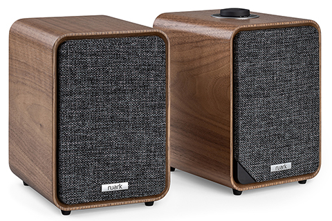 Ruark Audio MR1 MK3 active Bluetooth speakers - Walnut