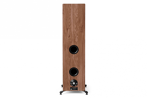 Elipson Prestige Facet II 34F floorstanding speaker - Walnut - Back