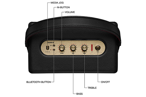Marshall Kilburn III Bluetooth Speaker - Top