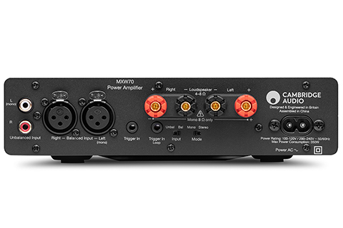 Cambridge Audio MX W70 Compact stereo amplifier, 2x 70W, 8 Ohm - Back