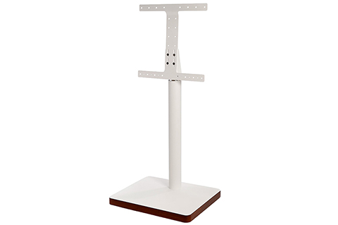 Bülow Stand BS15W TV Stand with Walnut Edge - White