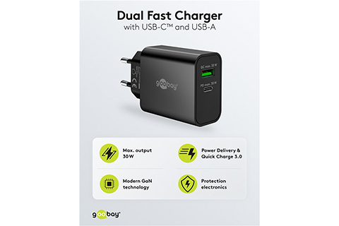 USB-C & USB-A Charger