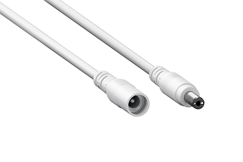 DC extensin cable, 5,5 x 2,5mm