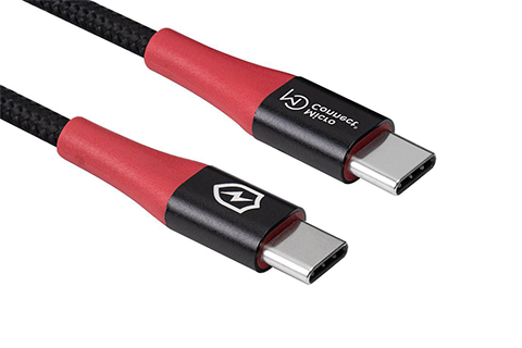 USB Safe Charge cable with data blocking, USB C - USB C, 240W
