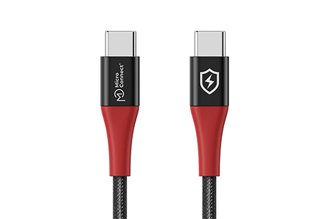 USB Safe Charge cable with data blocking, USB C - USB C, 240W