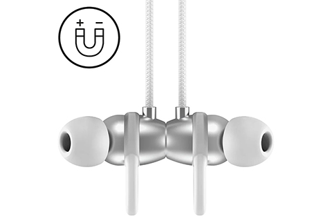 Mixx Soundport wired in-ear headphones - White