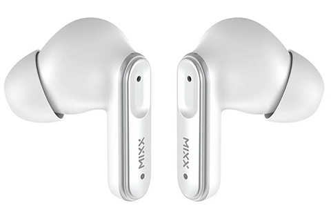 Mixx TWS Solo 3 Wireless In-Ear Headphones - White
