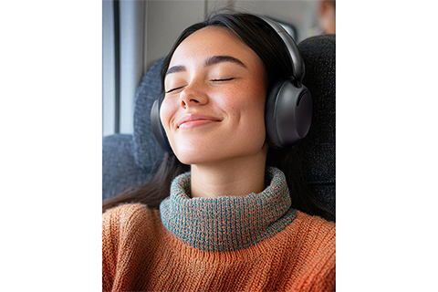 Mixx StreamQ D3 ANC Over-Ear Wireless Headphones - Black - Lifestyle
