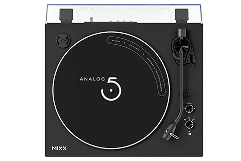 Mixx Analog 5 Stereo, Turntable with Bluetooth - Black