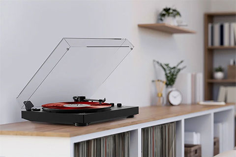 Mixx Analog 5 Stereo, Turntable with Bluetooth - Black - Lifestyle