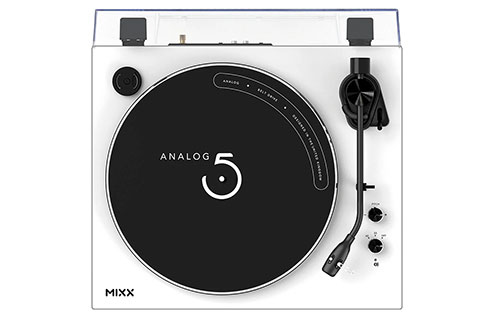 Mixx Analog 5 Stereo, Turntable with Bluetooth - White