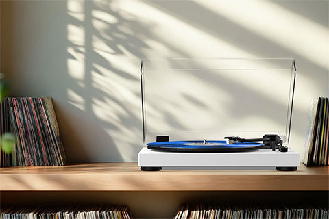 Mixx Analog 5 Stereo, Turntable with Bluetooth - White - Lifestyle
