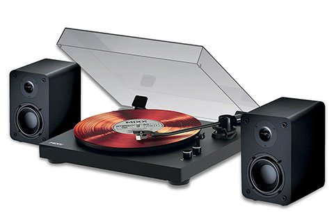 Mixx System 5 Stereo, Turntable with Bluetooth - Black
