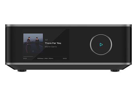 WiiM Amp Ultra, streaming amplifier, 2x 100W, 8 Ohm - Dark Grey